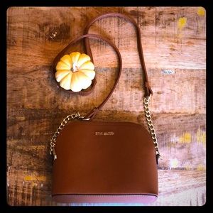 Steve Madden cognac crossbody